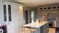 '3' Shaded gray Classical Kitchen.